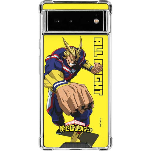 My Hero Academia All Might Season 5 Google Pixel 6 Clear Case